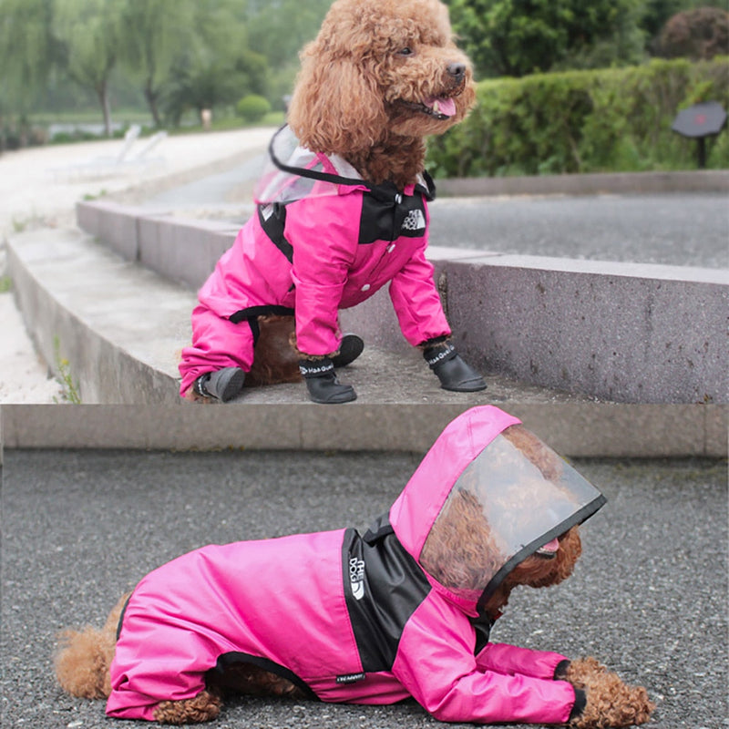 Capa de Chuva Para Cachorro de Pequeno e Médio Porte